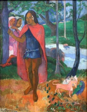 Paul Gauguin Painting - El mago encantador de Hiva Oa Paul Gauguin
